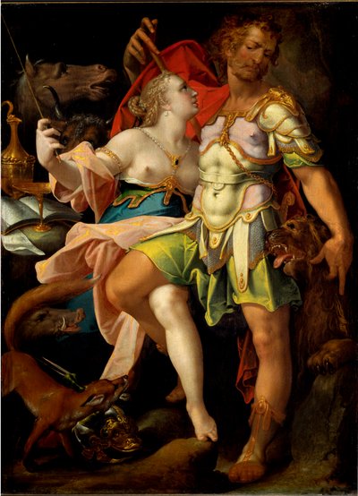 Odysseus und Circe die Zauberin (Gemälde) von Bartholomaeus Spranger