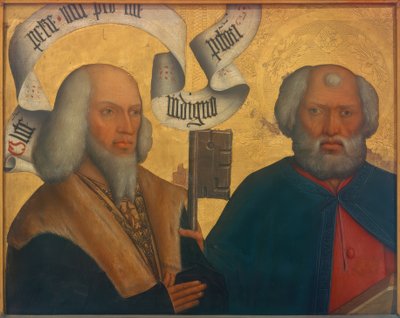 Peter von Hewen mit dem Hl. Petrus von Bartholomäus Zeitblom