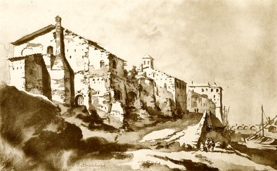 Die Ripa Grande in Rom von Bartholomeus Breenbergh