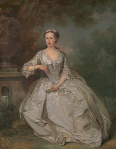 Eine Dame mit einem Buch von Bartholomew Dandridge