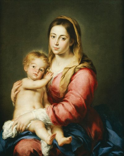 Jungfrau und Kind von Bartolomé Esteban Murillo