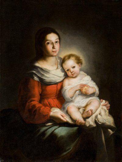 Jungfrau und Kind von Bartolomé Esteban Murillo
