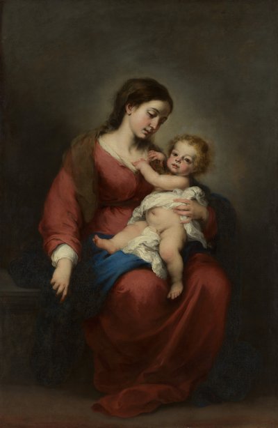 Jungfrau und Kind von Bartolomé Esteban Murillo