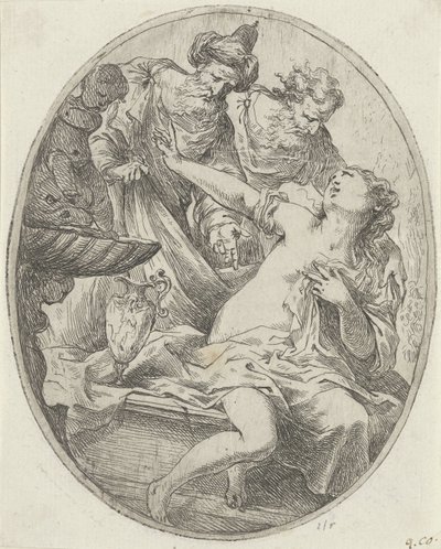 Susanna und die Ältesten von Bartolomeo Biscaino
