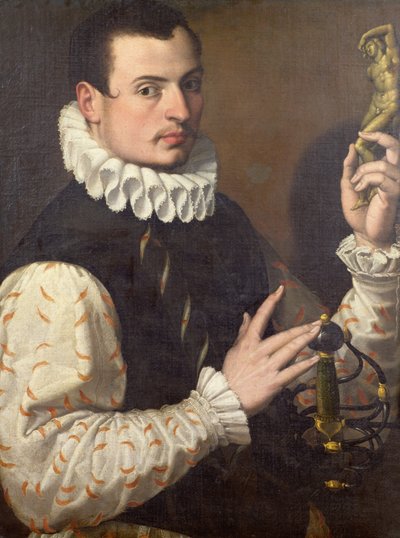 Porträt eines jungen Mannes von Bartolomeo Passarotti