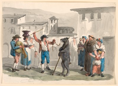 Der tanzende Bär von Bartolomeo Pinelli