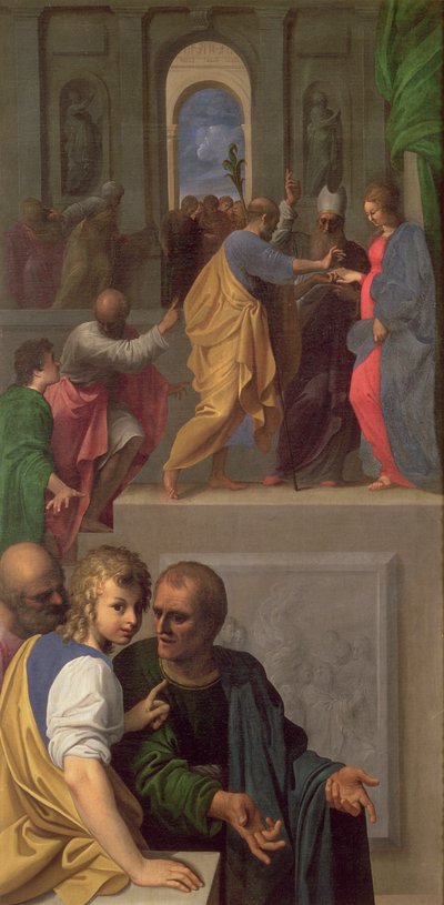 Die Heirat der Jungfrau von Bartolomeo Schedoni