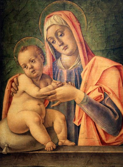Madonna und Kind, 1490 von Bartolomeo Vivarini
