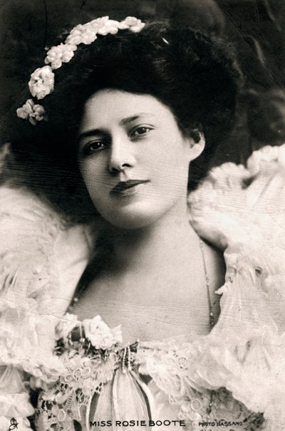 Rosie Boote 1878-1958, englische Schauspielerin, 1905 von Bassano Studio