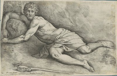 Johannes der Täufer von Battista Franco
