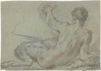 Liegender Satyr von Benedetto Luti