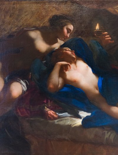 Liebe und Psyche (Detail) von Benedetto Luti