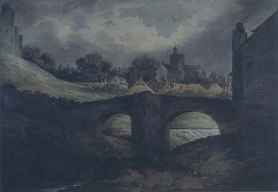 Brecon Stadt und Brücke von Benjamin Barker