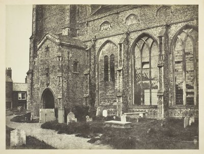 Südseite der Kirche von Cromer, ca. 1850er Jahre von Benjamin Brecknell Turner