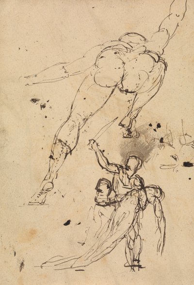 Studie für Herkules und Persephone von Benjamin Robert Haydon