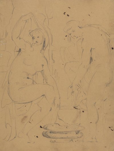 Studie von badenden Frauen von Benjamin Robert Haydon