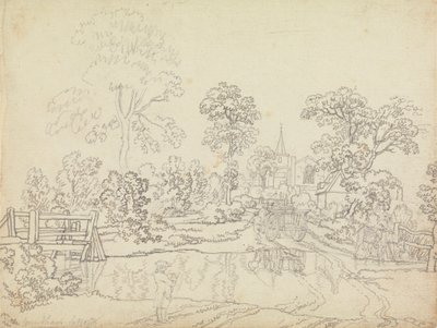 Eine Furt in Wrentham, Suffolk von Benjamin West