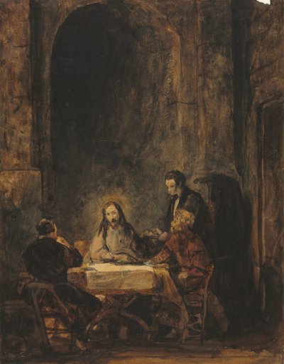 Christus in Emmaus von Benjamin West