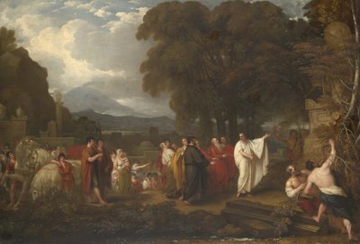 Cicero entdeckt das Grab von Archimedes von Benjamin West