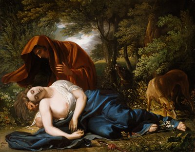 Der Tod von Prokris (retuschiert) von Benjamin West