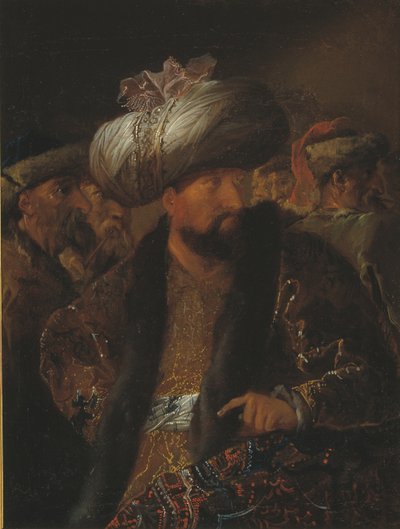 Eine Gruppe türkischer Männer von Benoît Le Coffre