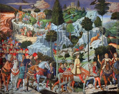 Prozession des jüngsten Königs von Benozzo Gozzoli