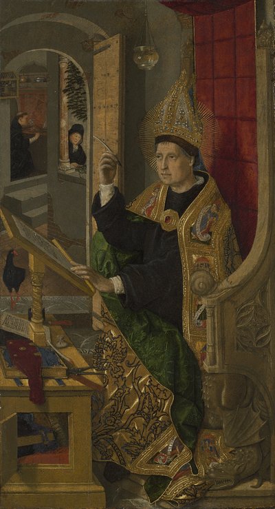 Der heilige Augustinus, 1477-85 von Bermejo