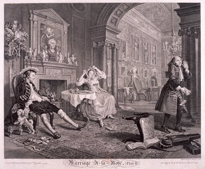 Marriage a la Mode, Tafel II von Bernard Baron