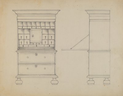 Schreibtisch von Bernard Gussow