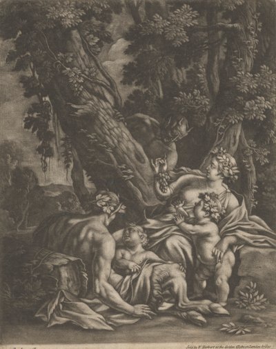 Eine Satyrfamilie von Bernard Lens