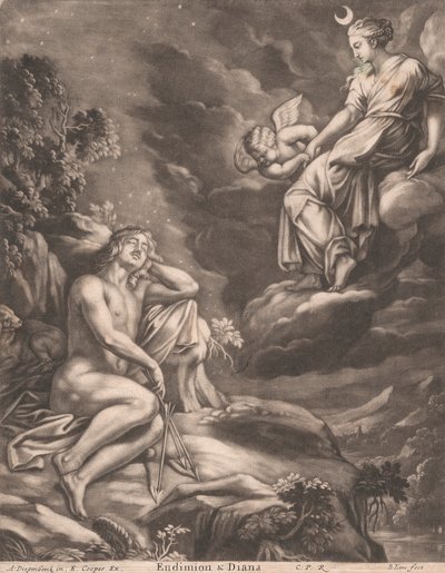 Endymion und Diana von Bernard Lens