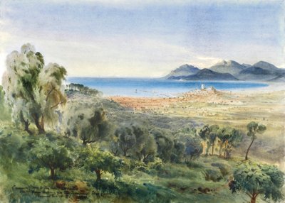 Cannes von der Villa Nevada von Bernard Walter Evans