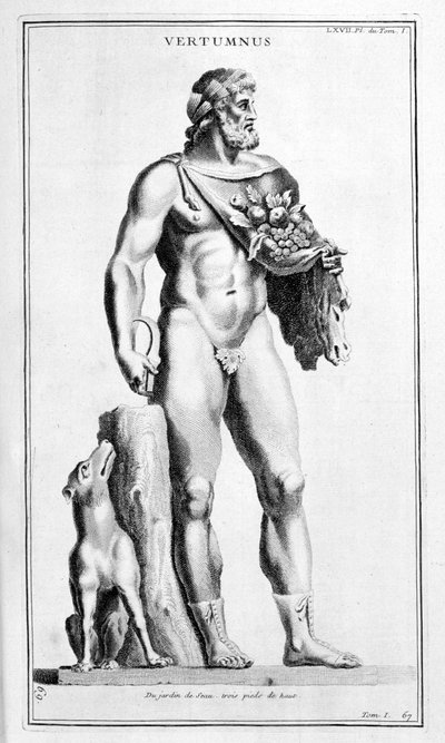 Vertumnus, 1757 von Bernard de Montfaucon