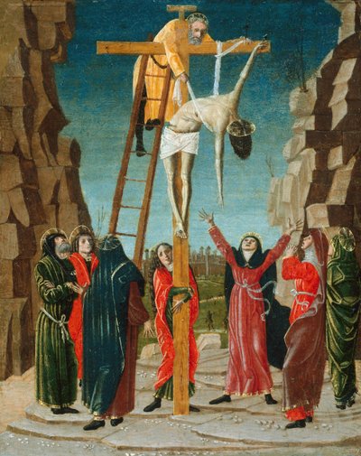 Die Kreuzabnahme, ca. 1485 von Bernardino Butinone