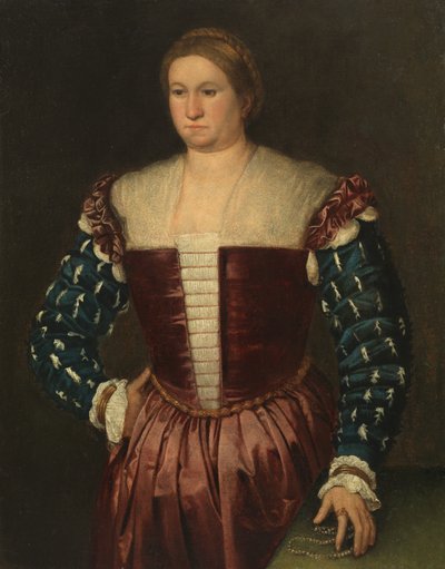 Porträt einer Dame, ca. 1545-50 von Bernardino Licinio