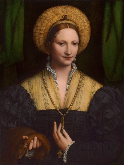 Porträt einer Dame von Bernardino Luini