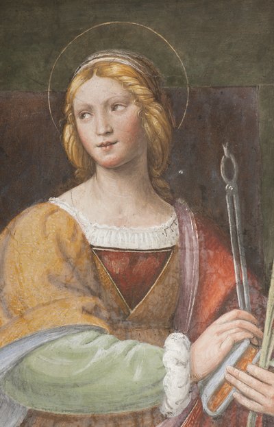 Heilige Apollonia, ca. 1522-25 (Detail) von Bernardino Luini