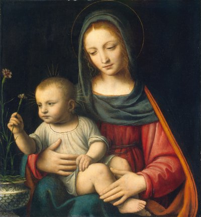 Die Madonna mit der Nelke von Bernardino Luini