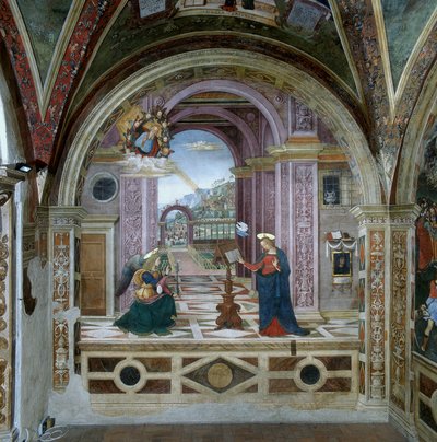 Verkündigung von Bernardino di Betto Pinturicchio