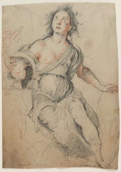 Allegorische Figur von Bernardo Strozzi