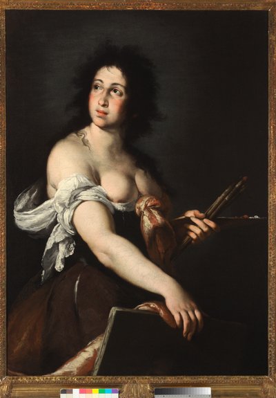 Allegorie der Malerei, um 1635 von Bernardo Strozzi