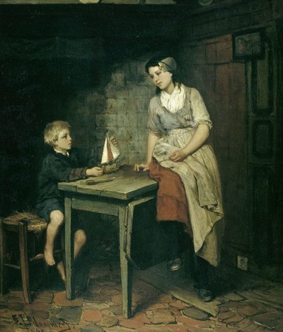 Die Kinder des Fischers von Bernardus Johannes Blommers