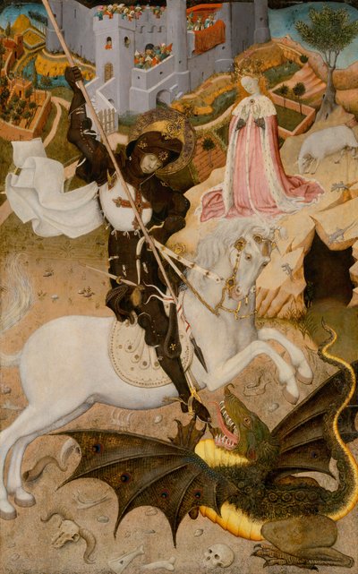 Sankt Georg und der Drache von Bernat Martorell
