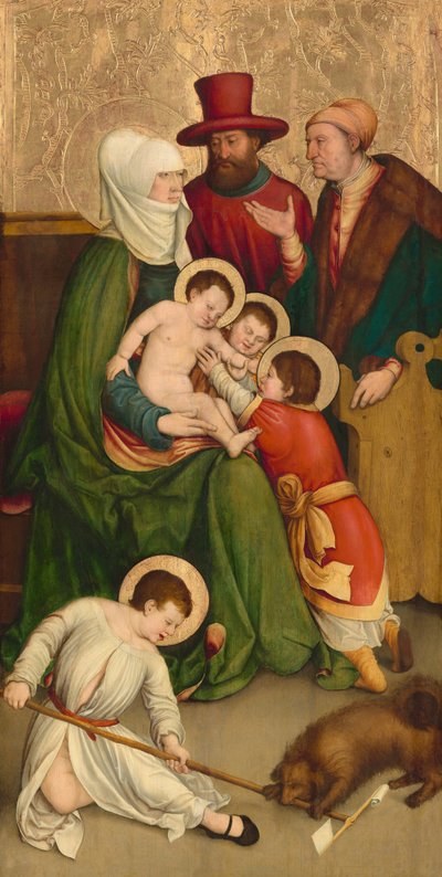 Heilige Maria Kleophas und ihre Familie von Bernhard Strigel