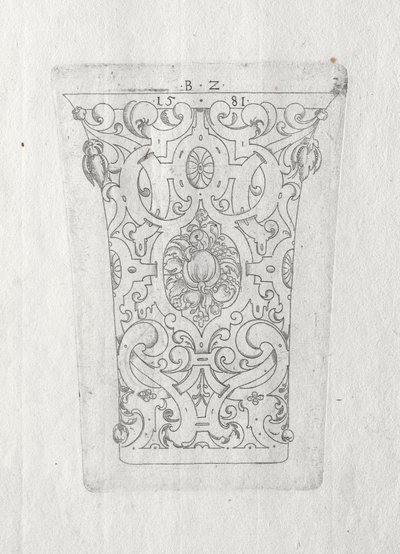 Ornamentaler Becher von Bernhard Zan