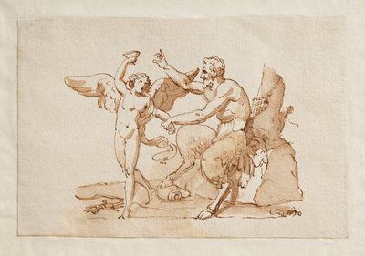 Pan und Amor von Bertel Thorvaldsen