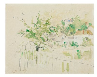 Bougival von Berthe Morisot