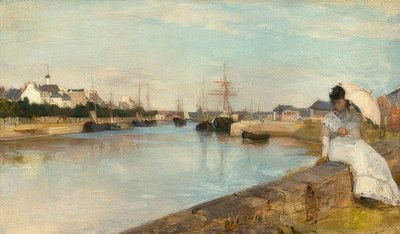 Der Hafen von Lorient von Berthe Morisot