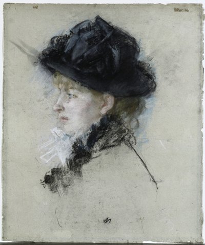 Mlle. Louise Riesener, 1888 von Berthe Morisot