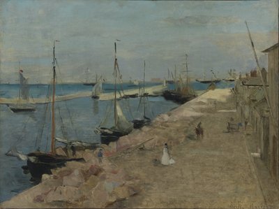 Der Hafen von Cherbourg, 1871 von Berthe Morisot